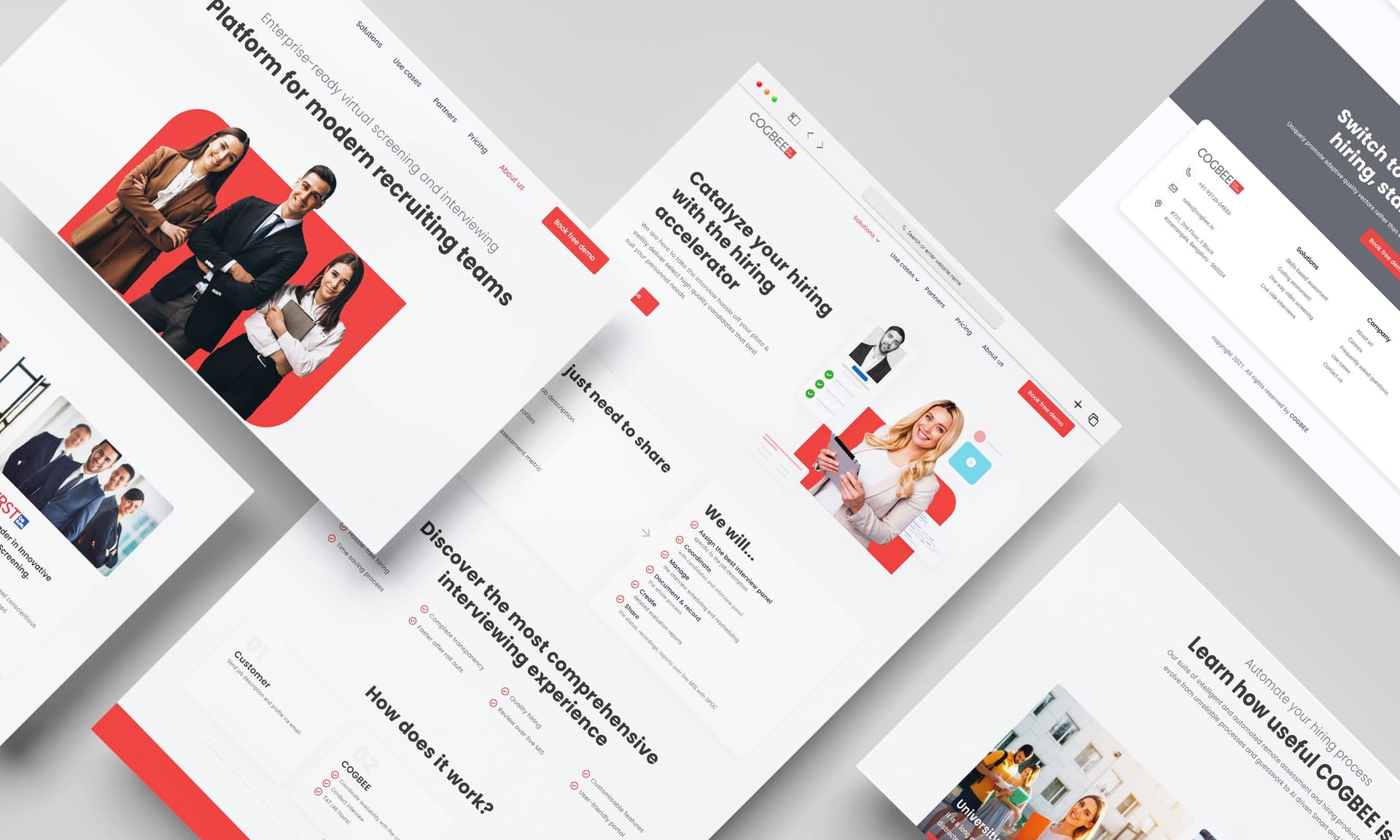 COGBEE - WEBSITE UI UX DESIGN